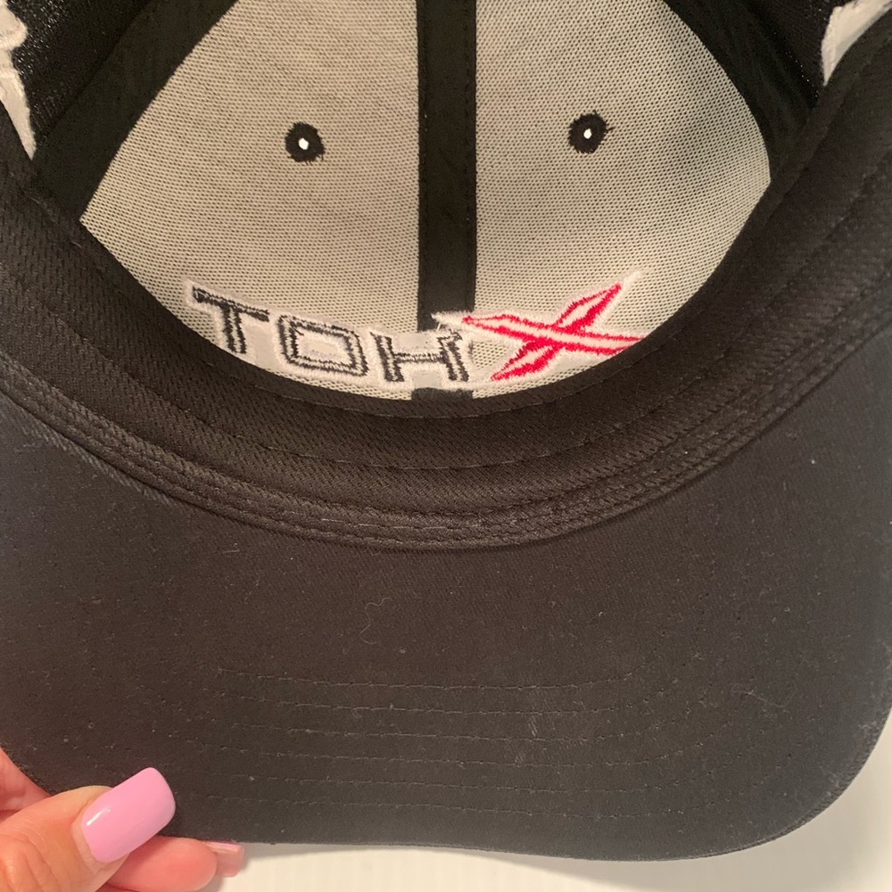 Callaway Golf: X-Hot Hat: Black Adjustable Hat Adult Size: Very Good Condition - Picture 6 of 7